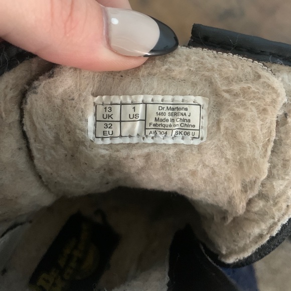 JUNIOR 1460 FAUX FUR LINED DOCS - Picture 6 of 6